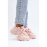 Moteriški sportbačiai ant storo pado rožinės spalvos Windamella | Kedai | jai24.lt