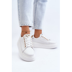 Moteriški odiniai sportbačiai su platforma CheBello 4367 balti 199236