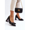 Juodi Ariemessa Bow Pump Heels | Aukštakulniai | jai24.lt