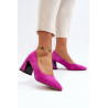 Zomšiniai lauko batai su „stiletto Heel Fuchsia Alessyndra“. | Aukštakulniai | jai24.lt