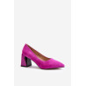Zomšiniai lauko batai su „stiletto Heel Fuchsia Alessyndra“. | Aukštakulniai | jai24.lt