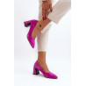 Zomšiniai lauko batai su „stiletto Heel Fuchsia Alessyndra“. | Aukštakulniai | jai24.lt