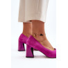 Zomšiniai lauko batai su „stiletto Heel Fuchsia Alessyndra“. | Aukštakulniai | jai24.lt