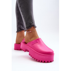 Moteriškos skaidrės su storu padu Big Star NN274019 fuksija 199243