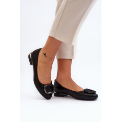 Baleto buteliai su sagtimi Sergio Leone BL203 juodi 199244