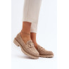 Moteriški „Ajour“ mokasinai su ornamentu „Camel Talesse“. | Mokasinai moterims | jai24.lt