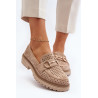 Moteriški „Ajour“ mokasinai su ornamentu „Camel Talesse“. | Mokasinai moterims | jai24.lt
