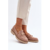 Moteriški „Ajour“ mokasinai su ornamentu „Camel Talesse“. | Mokasinai moterims | jai24.lt