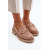 Moteriški „Ajour“ mokasinai su ornamentu „Camel Talesse“. | Mokasinai moterims | jai24.lt