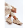 Moteriški sportbačiai su platforma Lee Cooper LCW-24-31-2181 smėlio spalvos | Kedai | jai24.lt