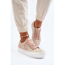 Audinys moteriški sportbačiai Lee Cooper LCW-24-31-2196 smėlio spalvos 199260