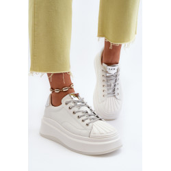 Moteriški odiniai sportbačiai su platforma GOE NN2N4033 balti 199266