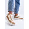 Smėlio spalvos Redala moteriški sportbačiai su platforma | Kedai | jai24.lt