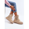 Moteriški aukšti zomšiniai sportbačiai smėlio spalvos Eleamia | Kedai | jai24.lt
