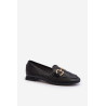 Moteriški plokščiakulniai bateliai su juodu dekoru Iluvana | Mokasinai moterims | jai24.lt