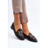 Moteriški plokščiakulniai bateliai su juodu dekoru Iluvana | Mokasinai moterims | jai24.lt