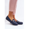 Moteriški klasikiniai ekologiški odiniai mokasinai tamsiai Demese | Mokasinai moterims | jai24.lt