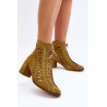 Zomšiniai suvarstomi bateliai Maciejka 05508-24 Olive | Auliniai batai moterims | jai24.lt