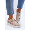 Moteriški odiniai sportbačiai Zazoo 024/TAMARA Smėlio spalvos | Kedai | jai24.lt