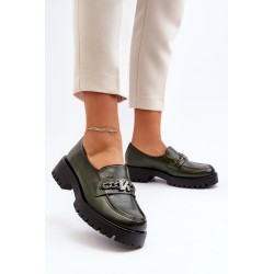 Juodi zomšiniai moteriški mokasinai su dekoracija Loraleima 199307