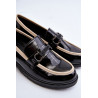 Moteriški lakinės odos batai Mokasinai S.Barski HY336A Juoda | Pavasariniai batai | jai24.lt