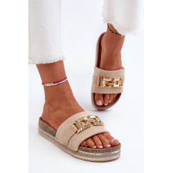 Moteriškos platforminės basutės su dekoracija Juoda Vapireta 199347