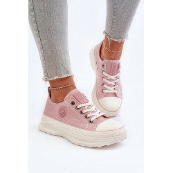 Moteriški sportbačiai su storu padu Big Star NN274129 Pink 199358