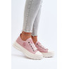 Moteriški sportbačiai su storu padu Big Star NN274129 Pink | Kedai | jai24.lt