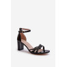 Juodi sandalai su petnešėlėmis Enitia | Sandalai moterims | jai24.lt