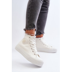 Moteriški aukštakulniai sportbačiai Lee Cooper LCW-24-02-2132 balti 199378