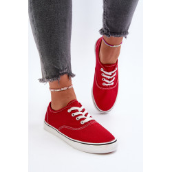 Moteriški klasikiniai tamsiai žali drobiniai sportbačiai Olvali 199379