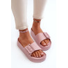 Moteriškos putplasčio platformos sandalai su sagtimi Big Star NN274A663 Pink | Šlepetės | jai24.lt