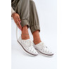 Balti moteriški odiniai batai S.Barski LR182 | Pavasariniai batai | jai24.lt