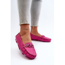 Suede Patogūs Loafers Fuchsia Giovana 199426