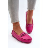 Suede Patogūs Loafers Fuchsia Giovana | Mokasinai moterims | jai24.lt