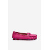 Suede Patogūs Loafers Fuchsia Giovana | Mokasinai moterims | jai24.lt