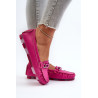 Suede Patogūs Loafers Fuchsia Giovana | Mokasinai moterims | jai24.lt