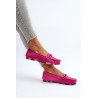 Suede Patogūs Loafers Fuchsia Giovana | Mokasinai moterims | jai24.lt