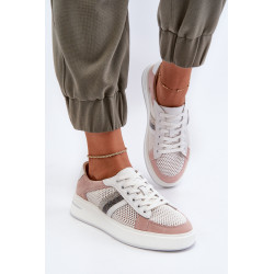 Moteriški odiniai sportbačiai D&A LR110 baltai rožiniai 199431