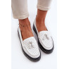 Balti moteriški odiniai platforminiai mokasinai Assetnima | Mokasinai moterims | jai24.lt