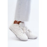 Moteriški balti dirbtinės odos sportbačiai Berilla | Kedai | jai24.lt