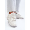 Moteriški balti dirbtinės odos sportbačiai Berilla | Kedai | jai24.lt