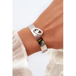 Moteriška apyrankė su puošmena nerūdijančio plieno sidabras 199469