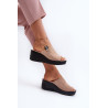 Moteriškos juodos basutės „Vleni“. | Šlepetės | jai24.lt