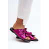 Moteriškos plokščios basutės su išpjovomis Fuchsia Fiviama | Šlepetės | jai24.lt