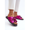 Moteriškos plokščios basutės su išpjovomis Fuchsia Fiviama | Šlepetės | jai24.lt
