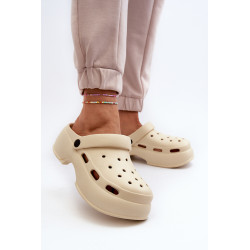 Moteriškos putplasčio šlepetės, baltos spalvos Ilariana 199532