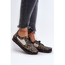 Raštuoti moteriški batai Maciejka 06347-01 Juoda 199541