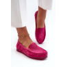 Rožiniai moteriški zomšiniai mokasinai S.Barski LR755 | Mokasinai moterims | jai24.lt