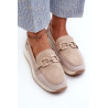 Moteriški zomšiniai mokasinai D&A TW210 smėlio spalvos | Mokasinai moterims | jai24.lt